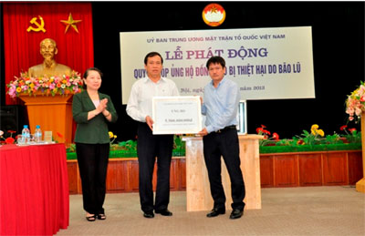 ท้องถิ่นต่างๆให้การช่วยเหลือผู้ประสบภัยจากพายุหวูติ๊บต่อไป